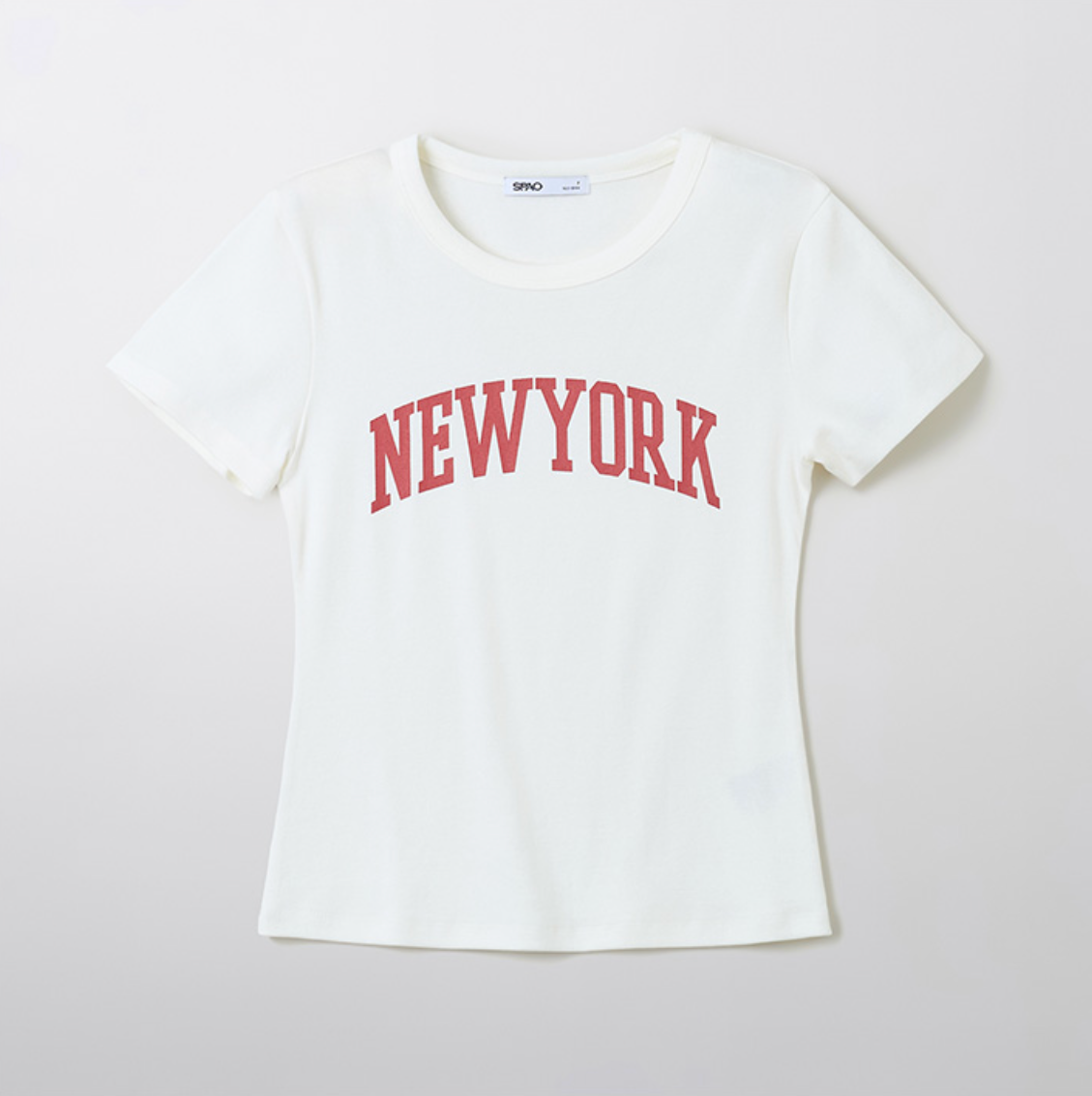 韓國 SPAO NEWYORK Slim Fit Short Sleeve T-Shirt【SP180】