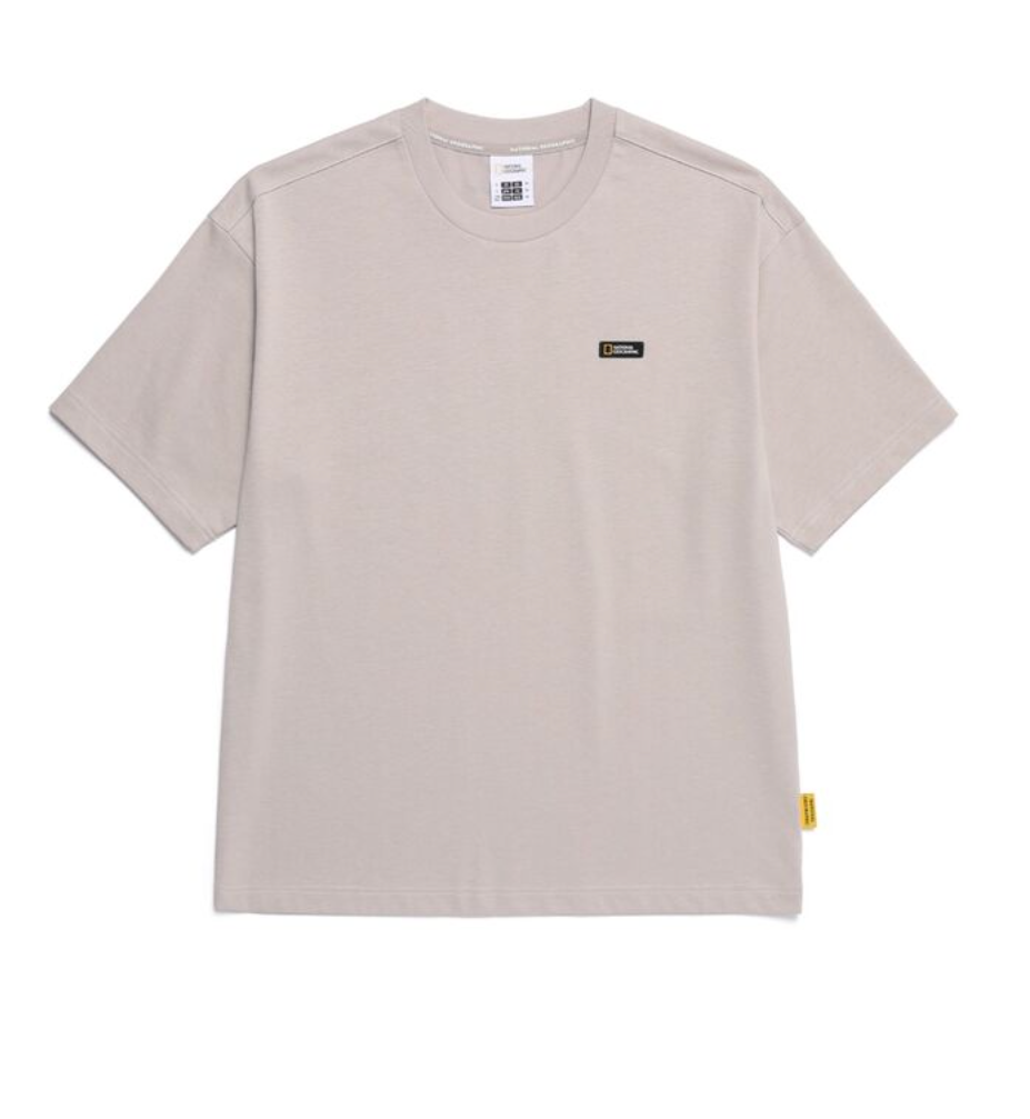 【現貨】韓國 National Geographic Obis Uni WANDERER Graphic Semi-Overfit Short Sleeve T-Shirt防晒面料【NG804】