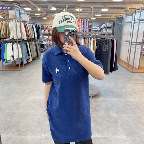 韓國 MLB Women's Basic Terry One Piece LA【MB333】