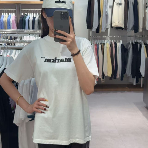 韓國 Markm MARKM BASIC BIG LOGO T SHIRT【MA114】