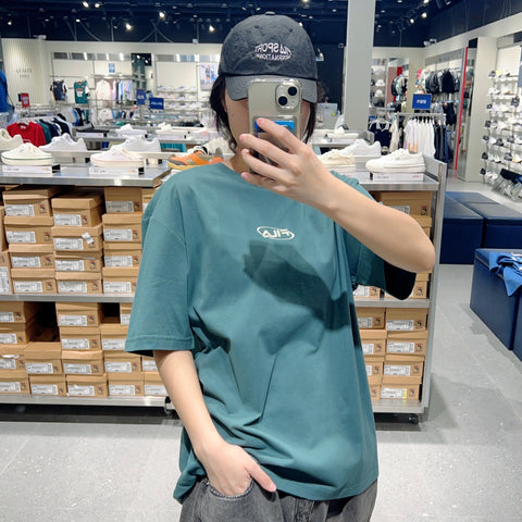 韓國 FILA Cotton Blend Small Logo Short Sleeve T-Shirt【FA304】