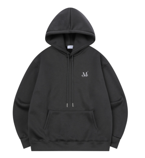 韓國 Mucent Unisex Signature Basic Logo Hoodie 【MU128】