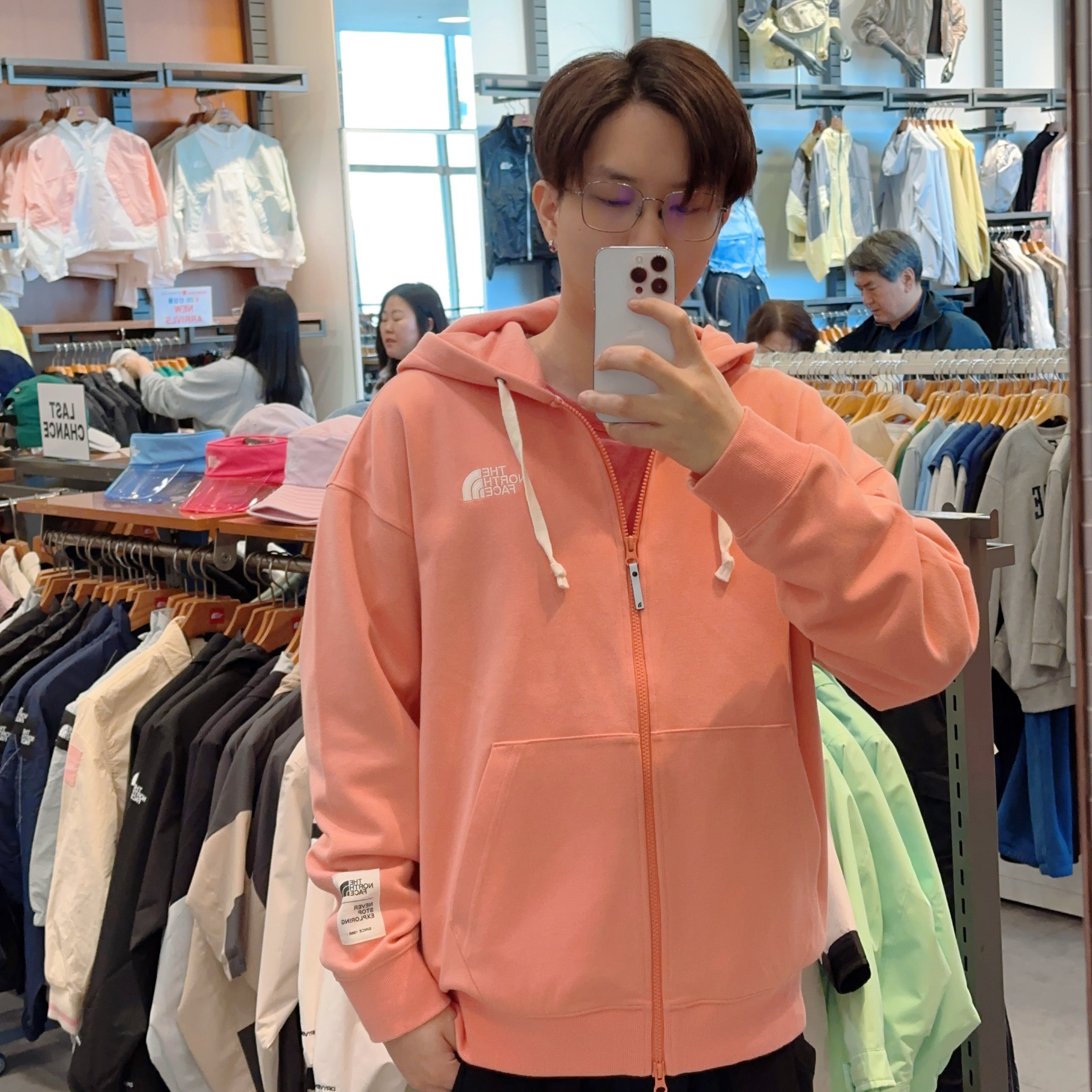 韓國 The North Face Essential Hoodie Zip-Up【NF064】