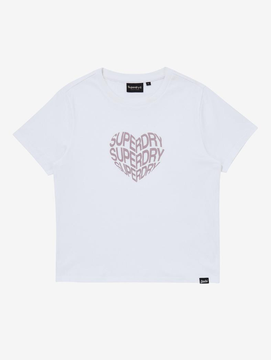 韓國 Superdry Heart Logo T-Shirt【SU134】