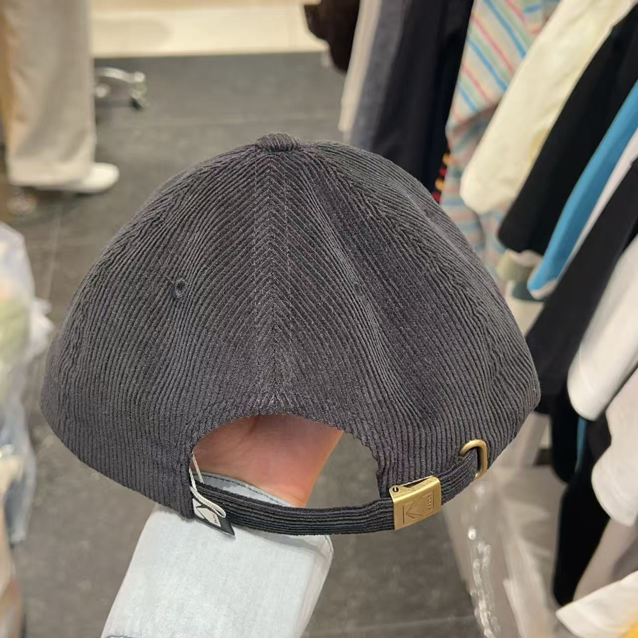 韓國 Kodak Signature Fit Corduroy Ball Cap【KK031】