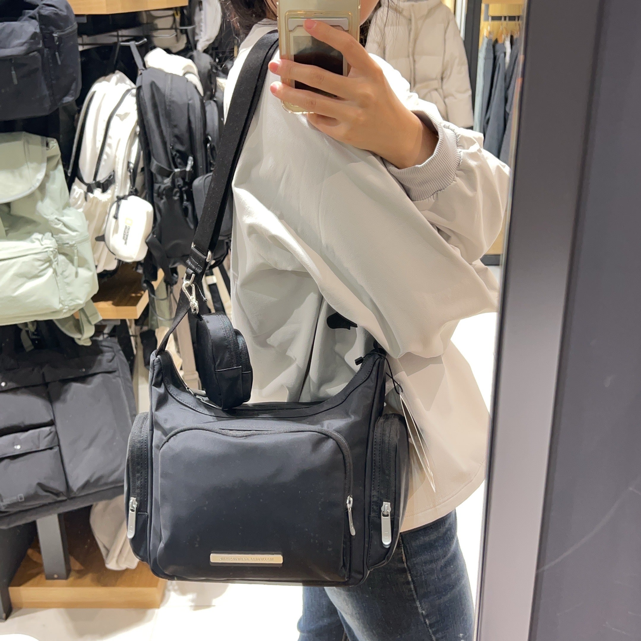 韓國 National Geographic Urban Travel Hobo Bag【NG320】