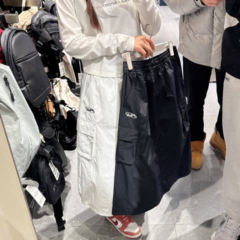 韓國 FILA Woven Pocket Skirt【FA344】