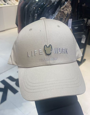 韓國 LifeWork Solid Radoc Embroidery Hard Ball Cap【LW082】