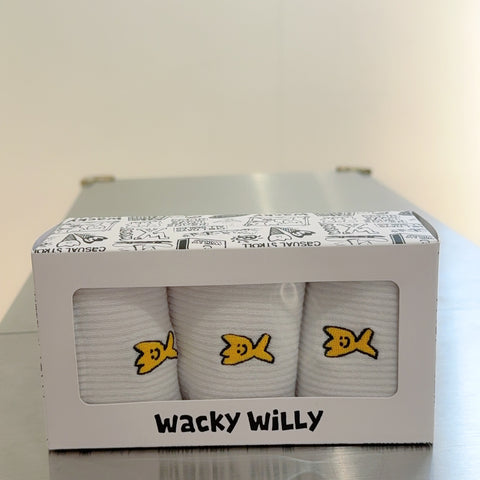 韓國 Wacky Willy Kiki socks 3PACK【WW180】