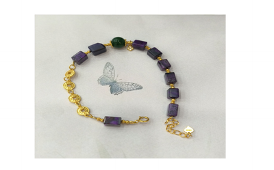 特色泥地櫻花手鏈【SE881】