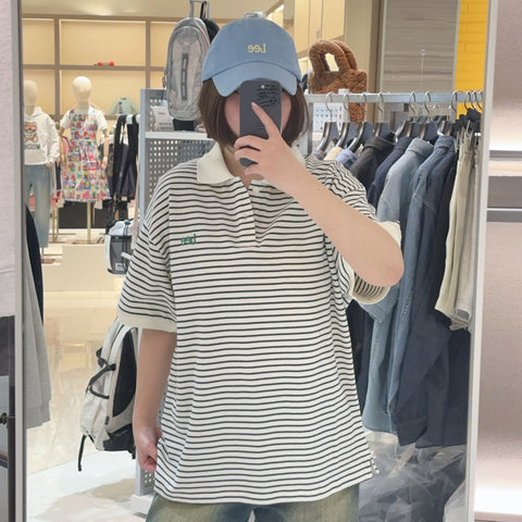 韓國 Lee Pique Collar T-Shirt【LE051】