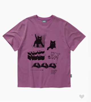 韓國 Video Jockey Hipster T-shirt【VJ029】