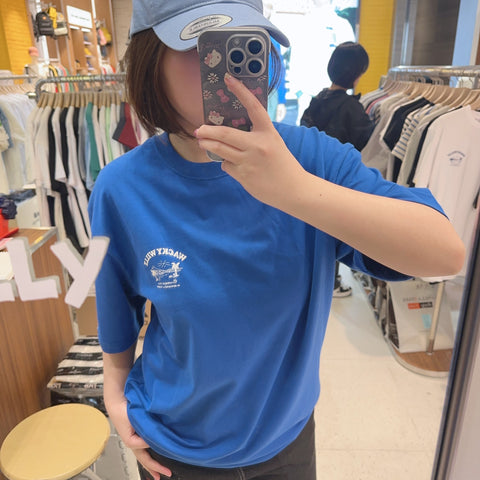 韓國 Wacky Willy Seaside Scenery Crew Neck T-Shirt【WW211】