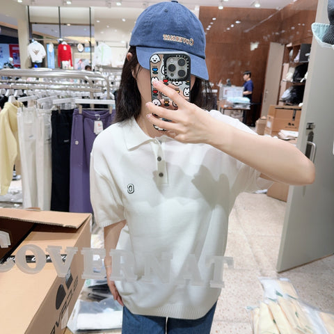 韓國 Covernat C Logo Cara Half Knitwear【CO175】