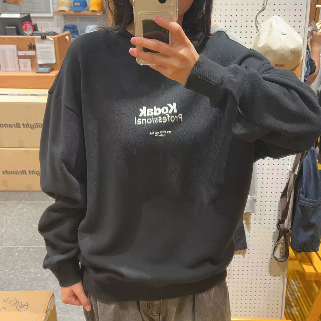 韓國 Kodak Mailer Graphic Long Sleeve【KK010】