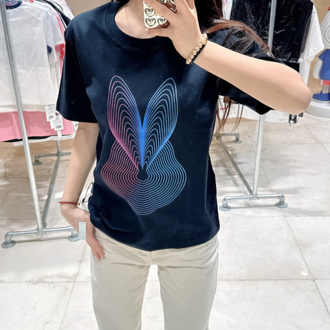 韓國 HANAHAII techno圖案 T-shirt【HA029】 - STT Mall HK 靚太網購