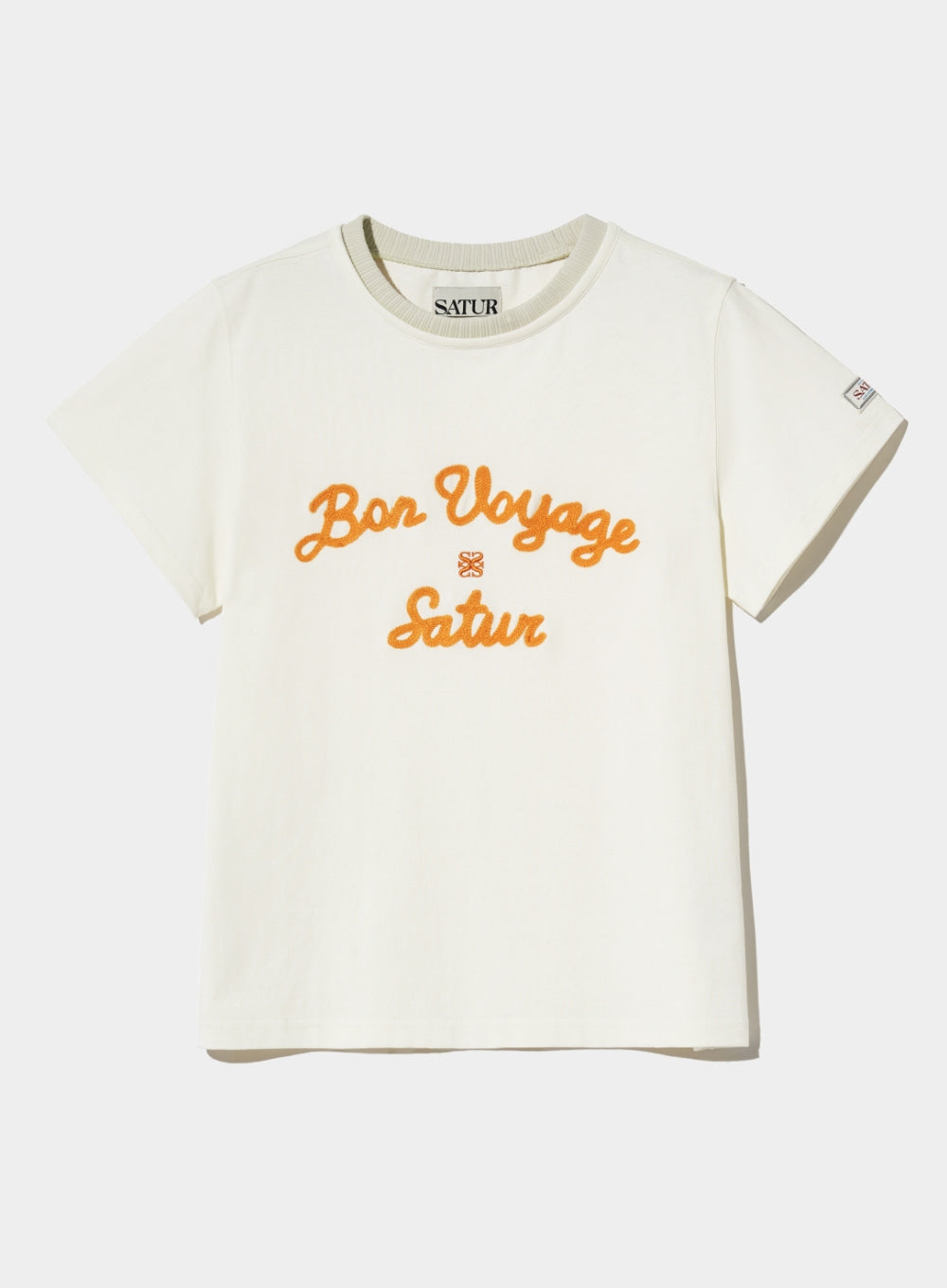 韓國 Satur (W) Satur Logo Voyage T-Shirt【SR008】