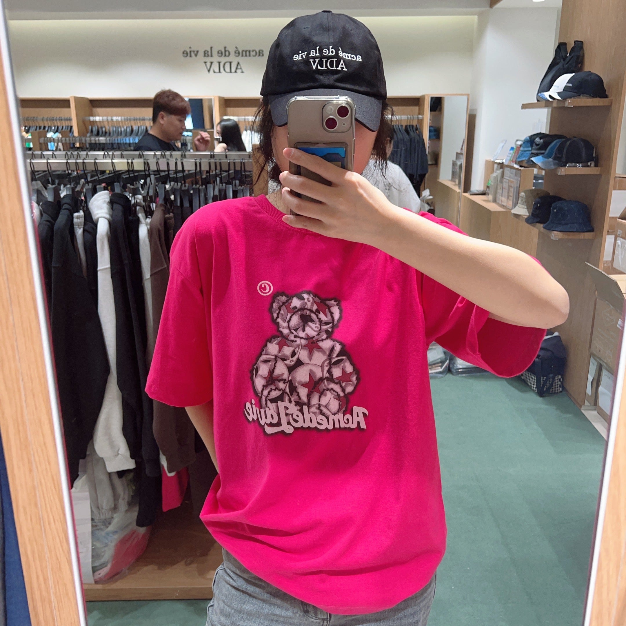 韓國 ADLV STAR BEAR SHORT SLEEVE T-SHIRT【AD013】