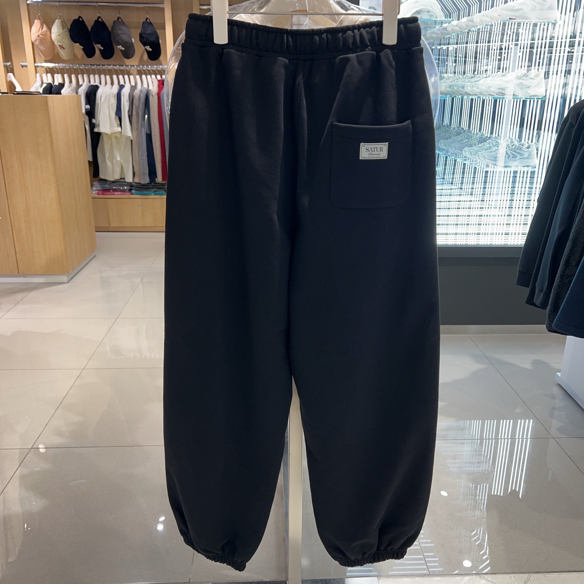 韓國 Satur S Logo Jogger Sweatpants【SR160】