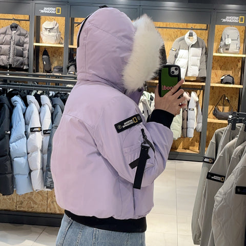 韓國 National Geographic 女裝 TARUGA 連帽羽絨外套【NG096】 - STT Mall HK 靚太網購