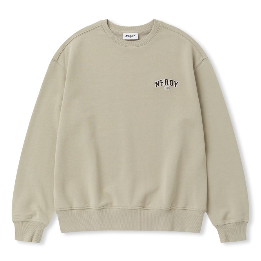 韓國 Nerdy Boucle Mini Arch Logo Sweatshirt【NY074】