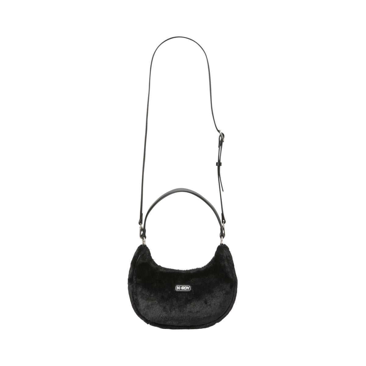 韓國 Nerdy Fur Two Way Hobo Bag【NY062】