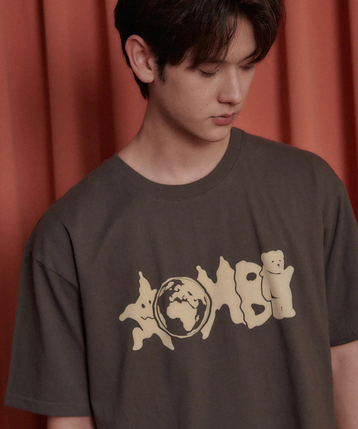 韓國 Ambler Shooting Bear Overfit T-Shirt【AR047】