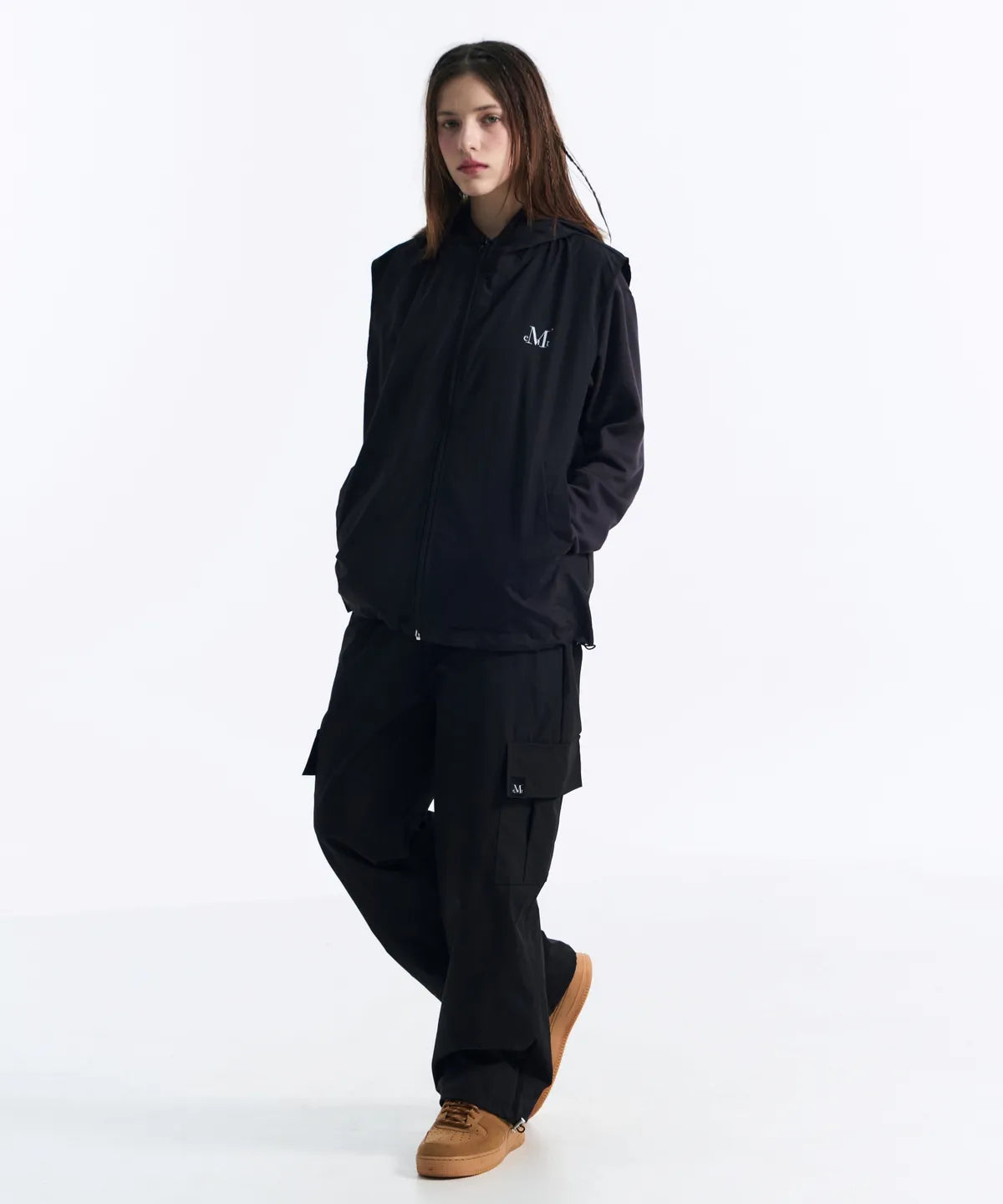 韓國 Mucent Tech Nylon Hood Vest【MU011】