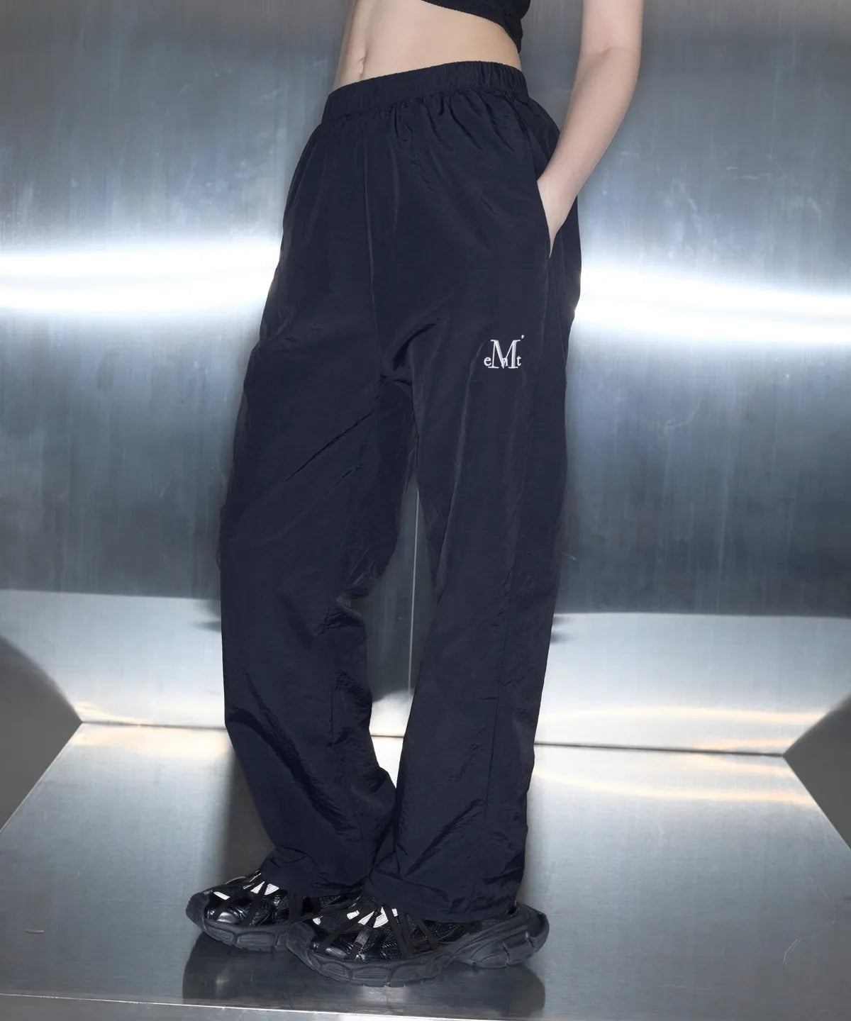 韓國 Mucent Madrid Poly Wide Pants【MU044】