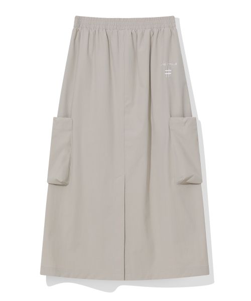 韓國 Beentrill Stretch Woven Long Skirt【BL073】