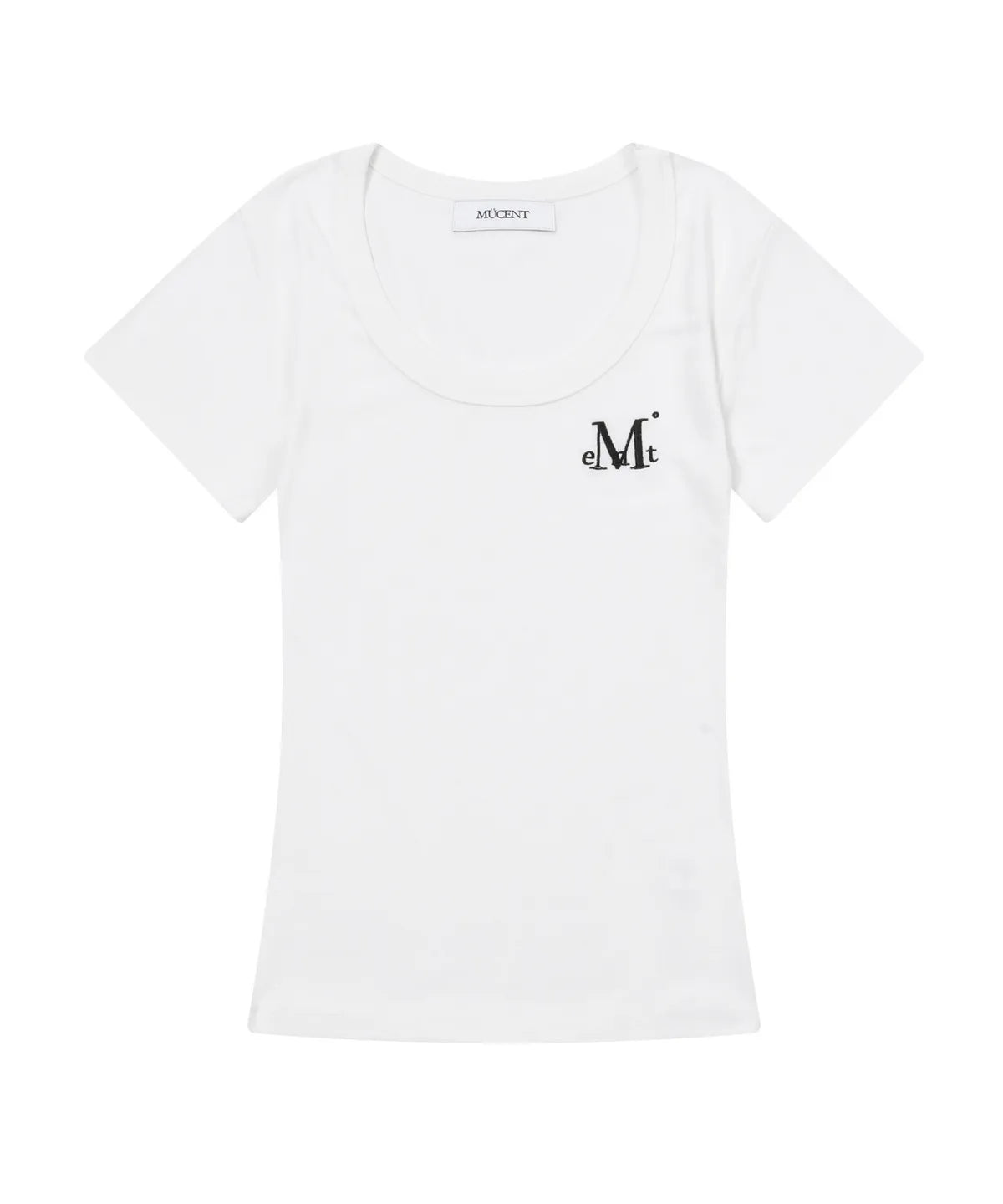韓國 Mucent Ferring Midi Round Neck Half T-Shirt【MU023】