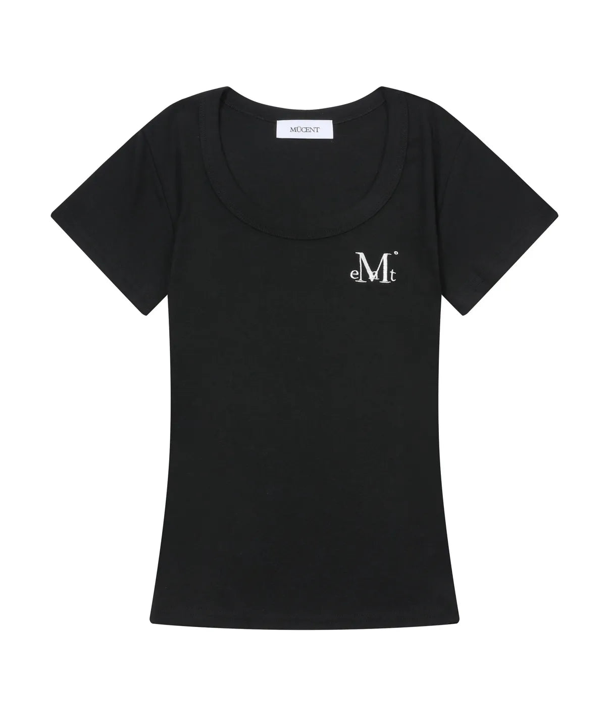 韓國 Mucent Ferring Midi Round Neck Half T-Shirt【MU023】