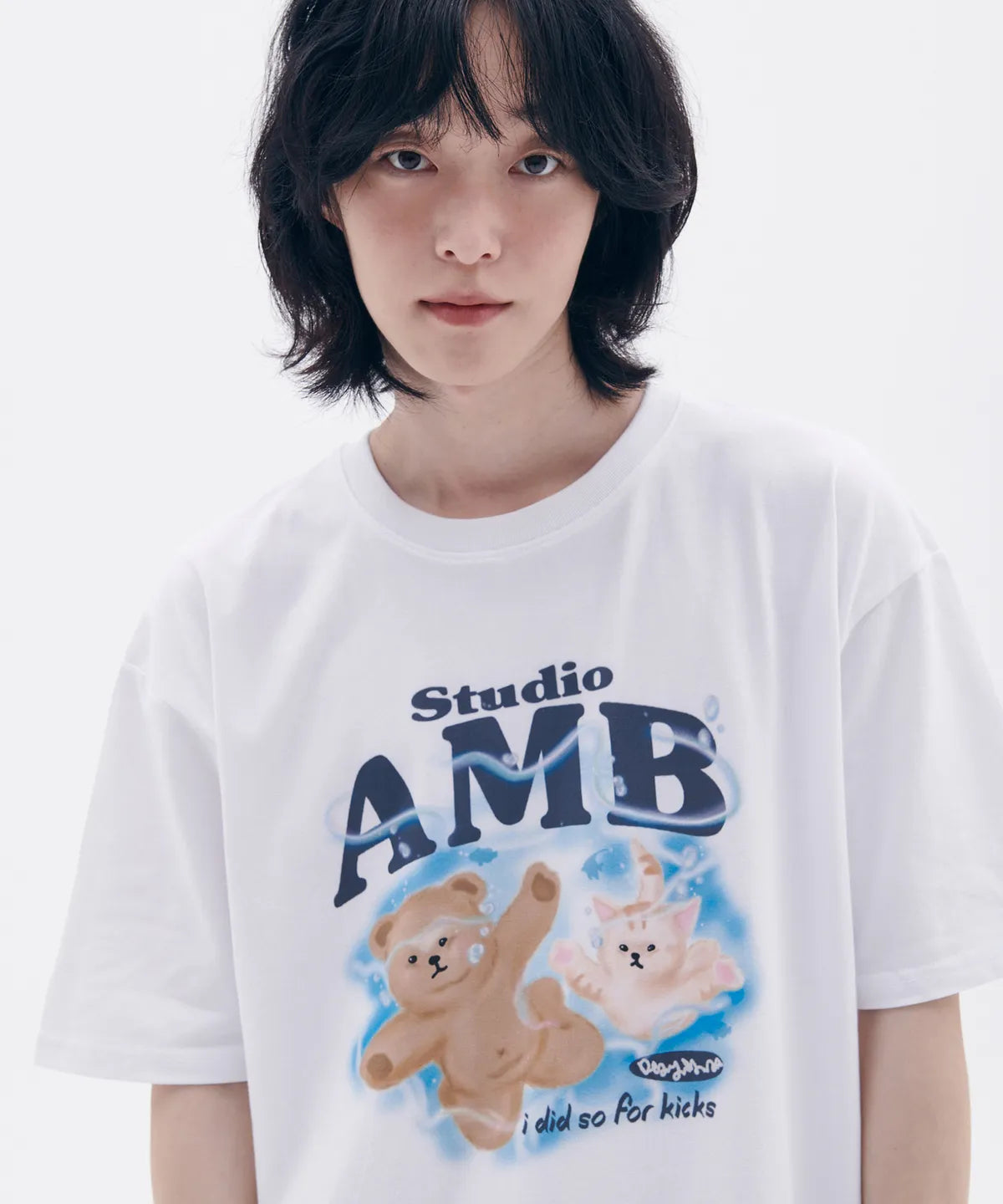 韓國 Ambler Underwater Graphic Short Sleeve T-Shirt【AR100】