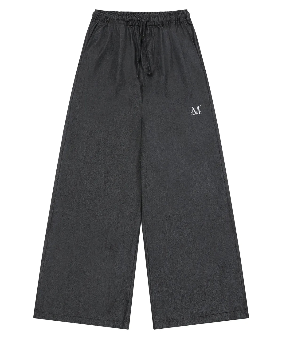 韓國 Mucent Werren Pintuck Wide Denim Banding Pants【MU042】