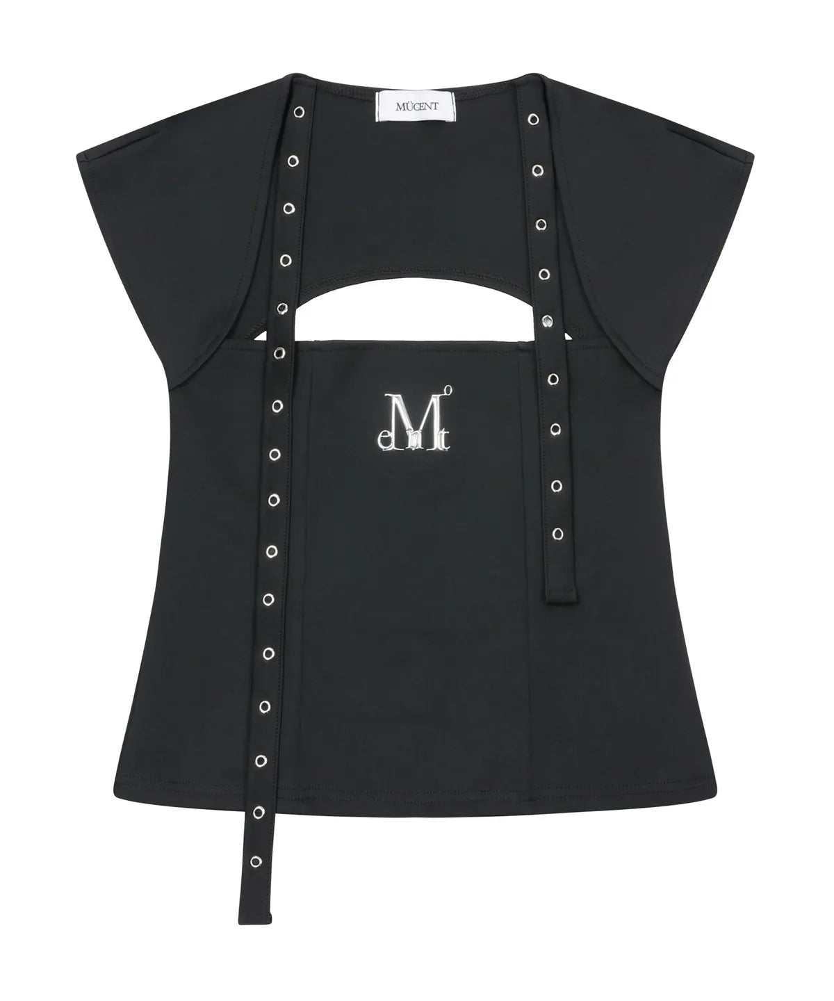 韓國 Mucent Neoloop Open Back Crop Top【MU029】