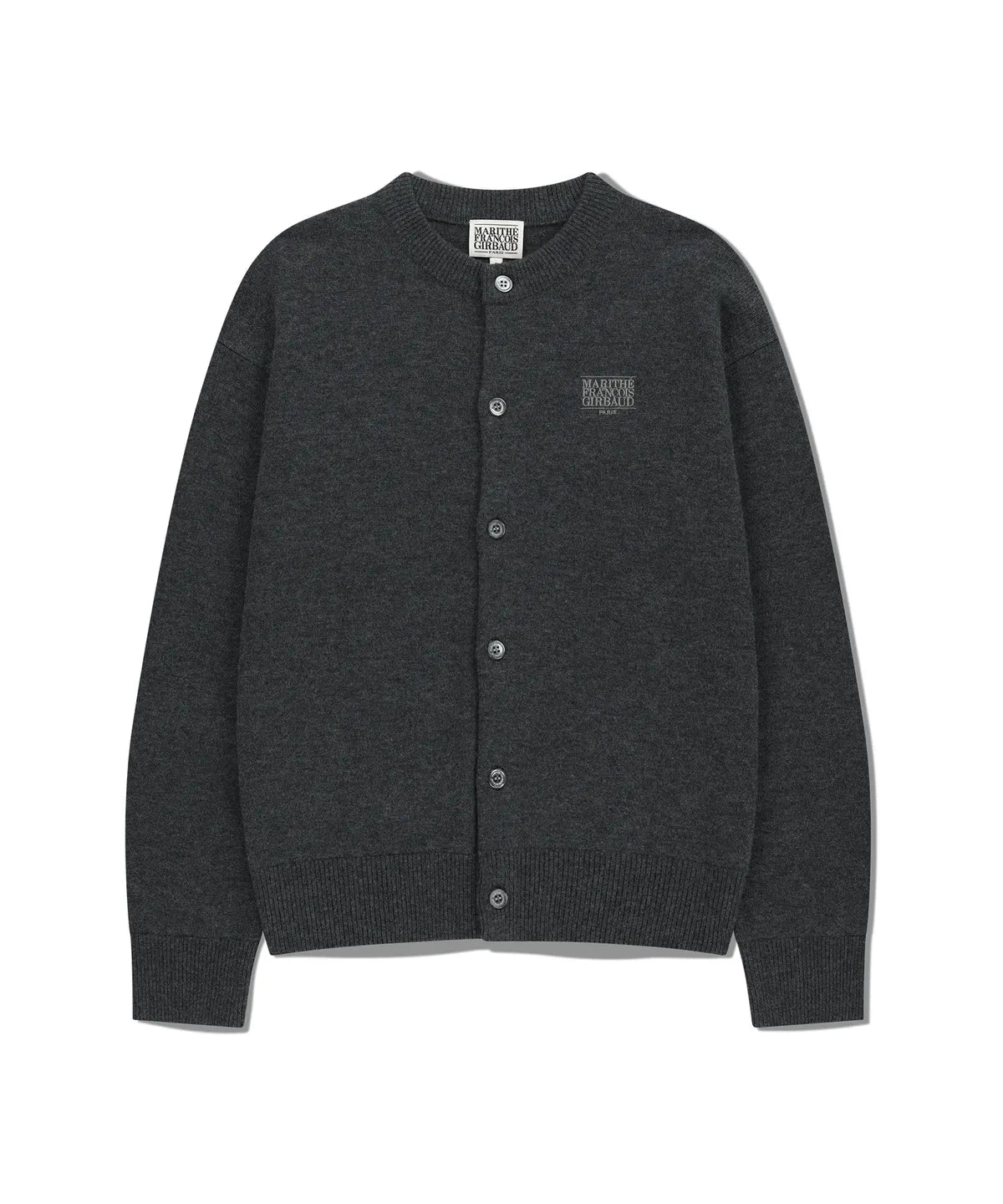 韓國 Marithe Francois Girbaud Basic Round Neck Cardigan【MF668】
