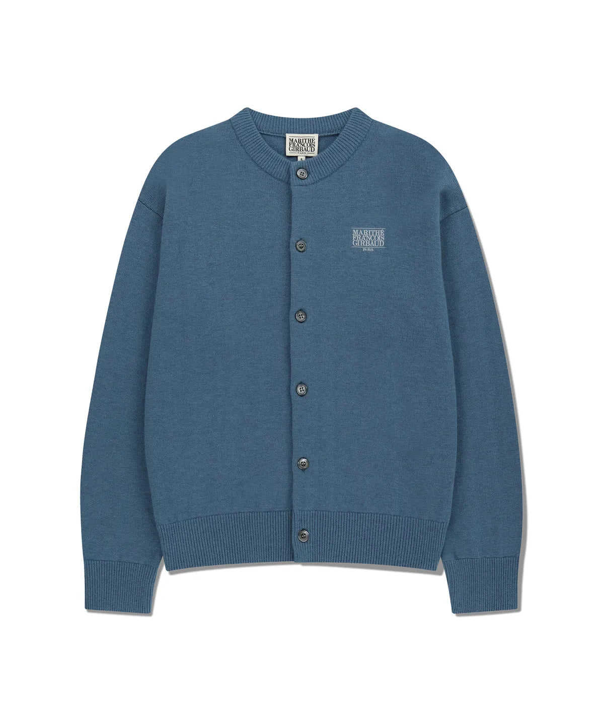 韓國 Marithe Francois Girbaud Basic Round Neck Cardigan【MF668】