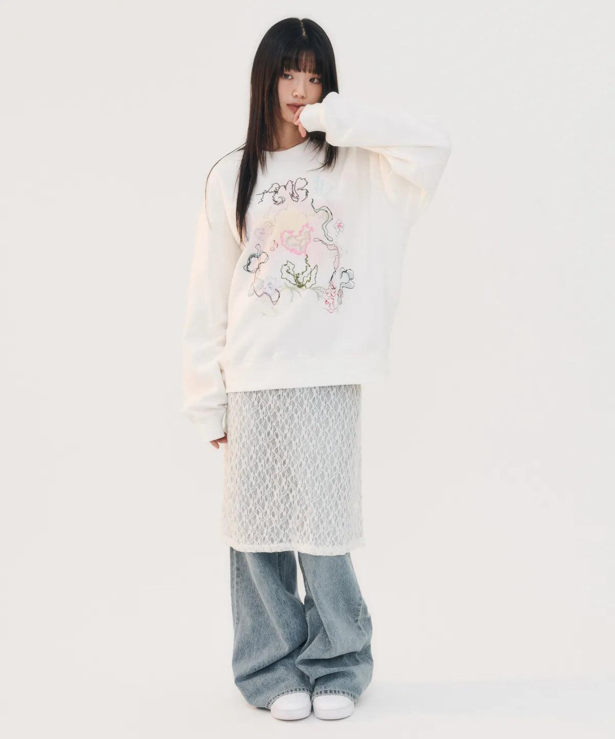 韓國 Ambler Matthiola incana Sweatshirt【AR009】