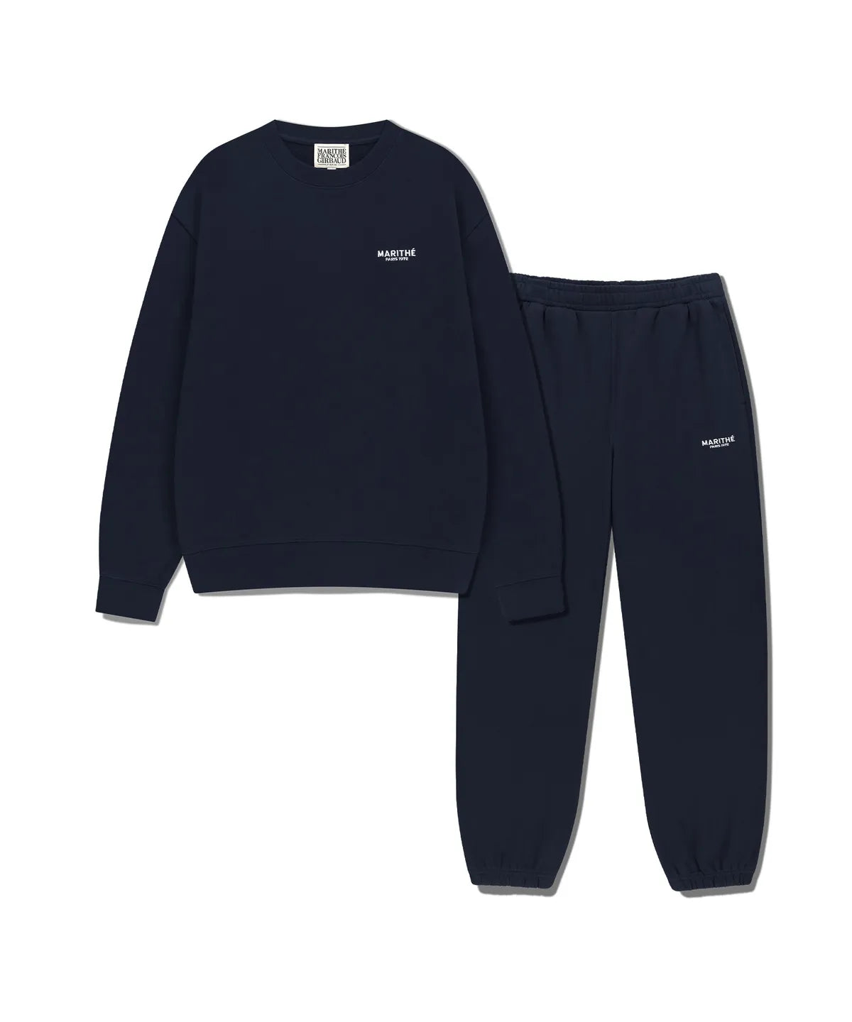 韓國 Marithe Francois Girbaud Regular Logo Sweat Set-Up【MF671】