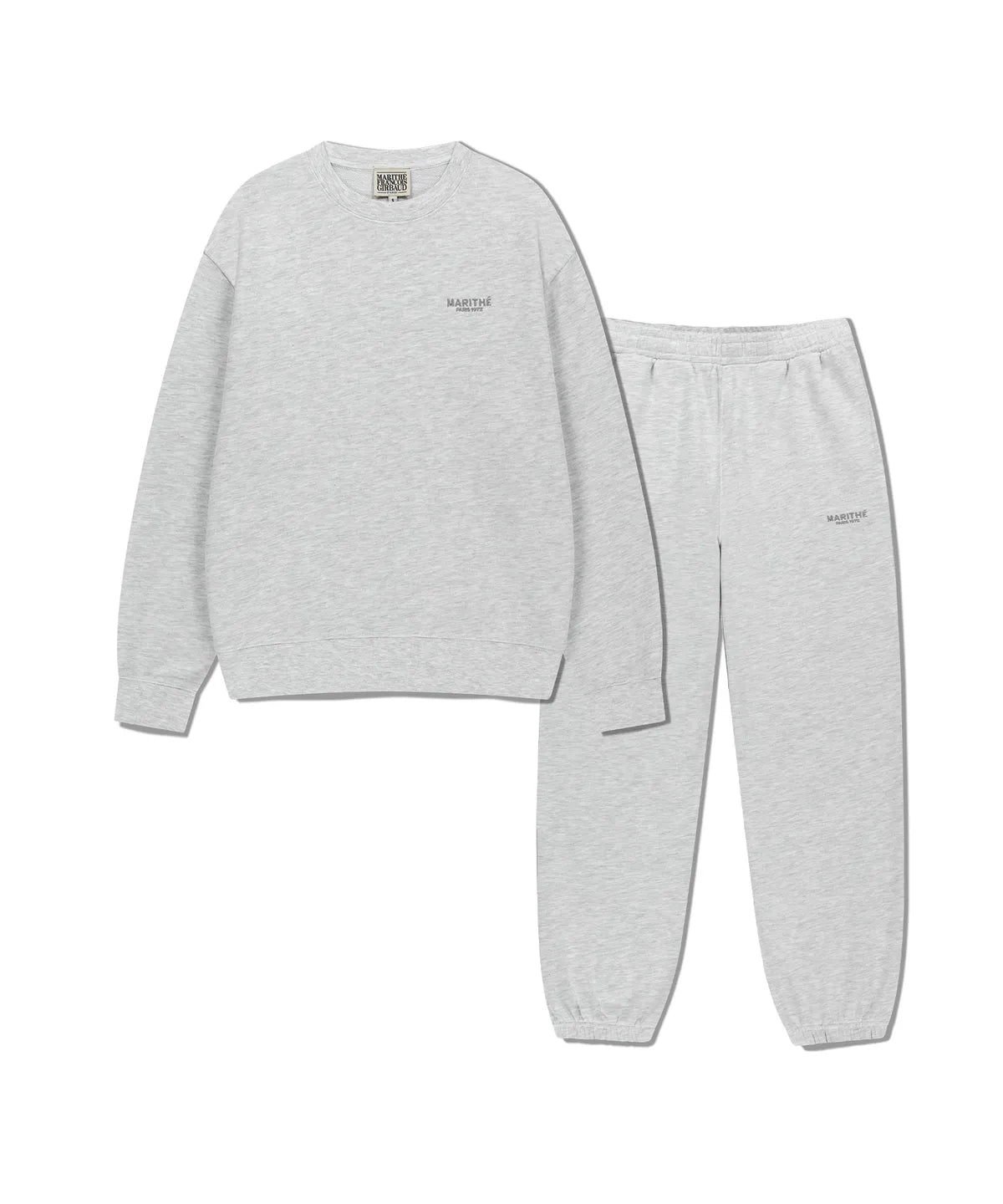 韓國 Marithe Francois Girbaud Regular Logo Sweat Set-Up【MF671】