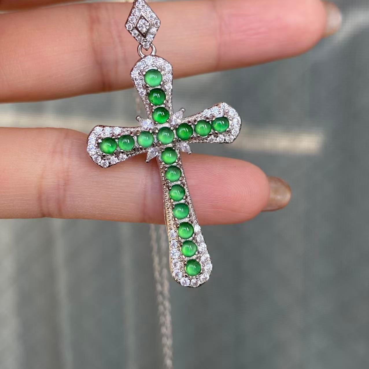 日本直送 蛋面十字架吊墜【JS413】