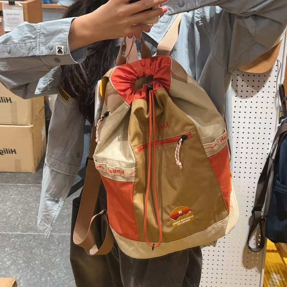 韓國 Kodak Hardy String Bucket Backpack (15L)【KK024】