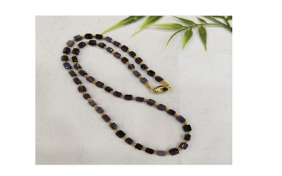 全紫方糖項鍊【SE877】