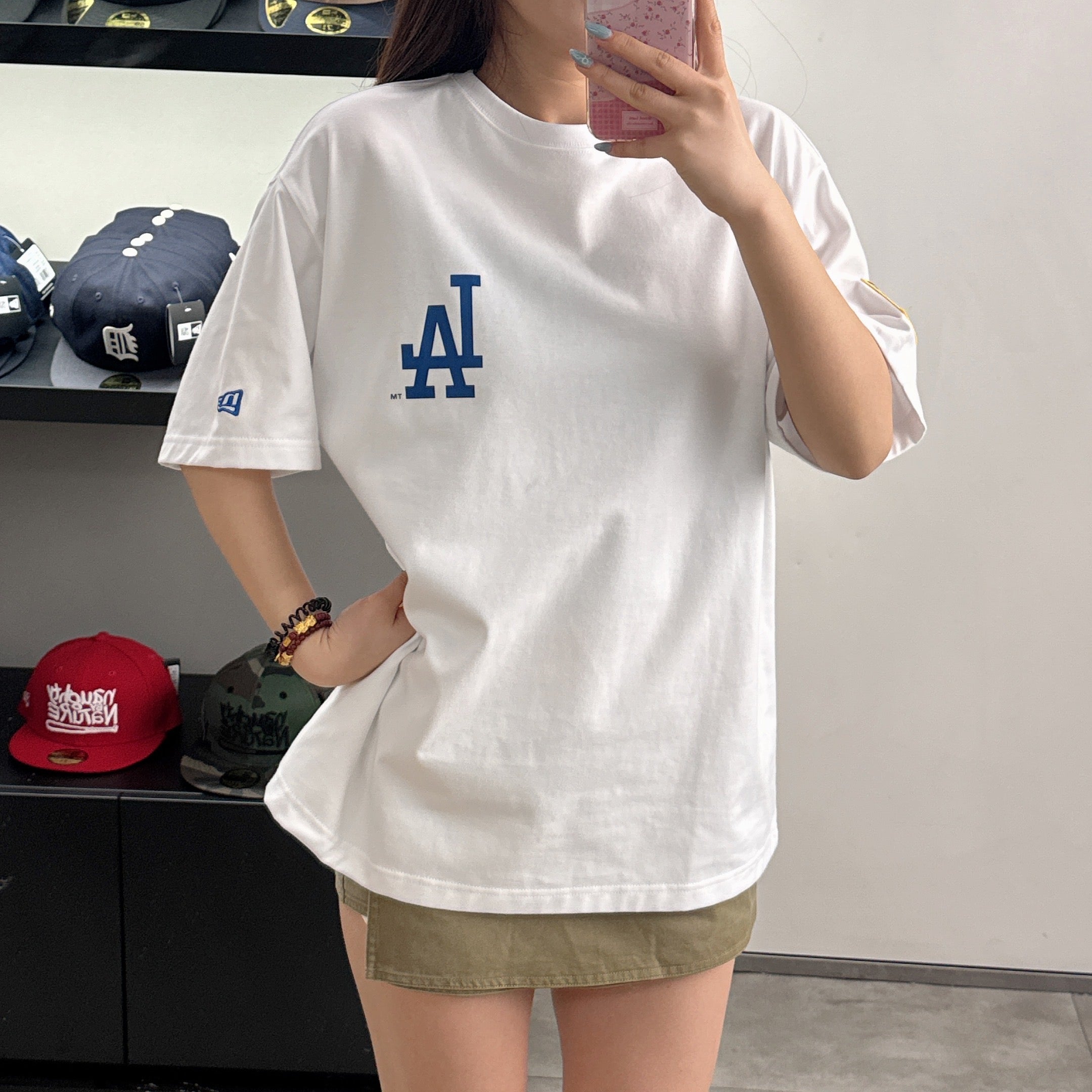 韓國 New Era MLB LA Dodgers World Series Champions T-Shirt【NE200】