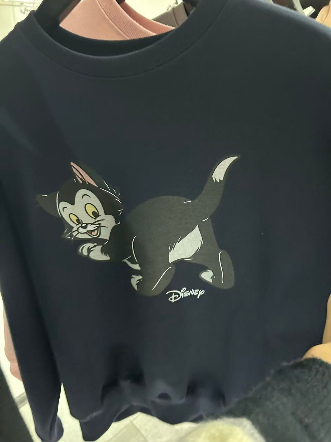 韓國 Nick Nicole Love Logo Disney Figaro Sweatshirt【NK084】