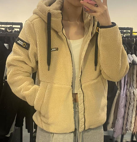 【現貨】韓國 National Geographic Costoni Fleece Poggle Full Zip-Up 【NG353】