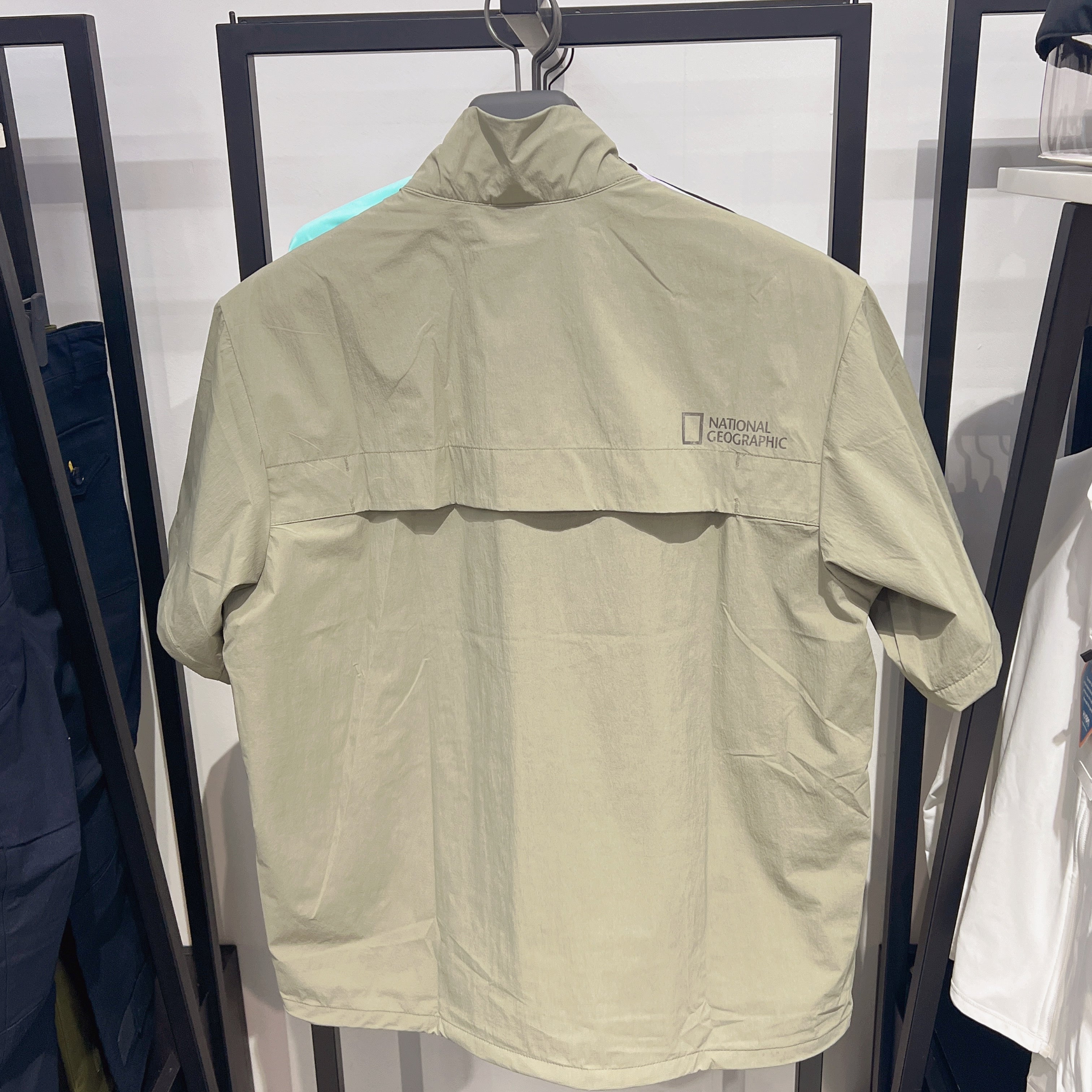 韓國 National Geographic Short Sleeve Training Anorak F-ZIP【NG662】