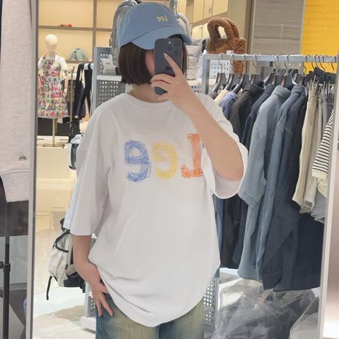 韓國 Lee Stitch Vintage Logo T-Shirt【LE050】