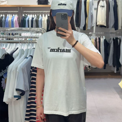 韓國 Markm MARKM BASIC BIG LOGO T SHIRT【MA114】