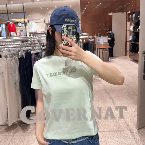 韓國 Covernat Women's Cooper Logo T-Shirt【CO171】